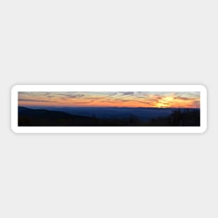 Reddish Knob Sunset Sticker